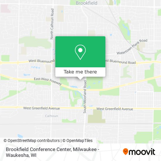Mapa de Brookfield Conference Center