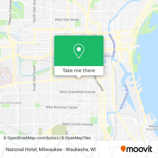 Mapa de National Hotel