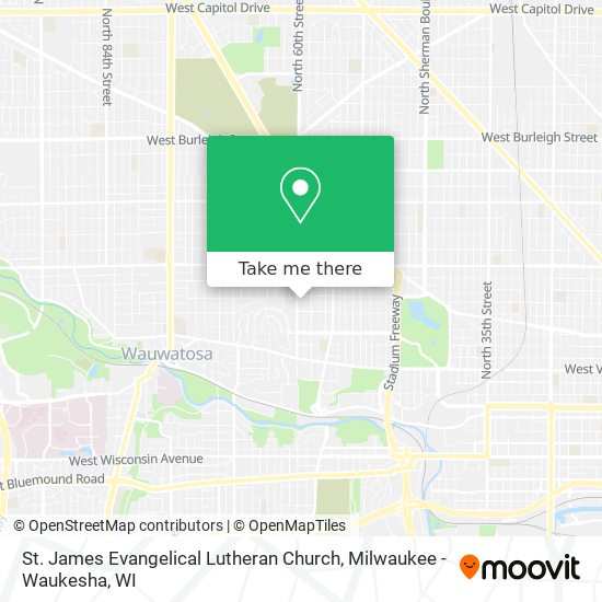 Mapa de St. James Evangelical Lutheran Church