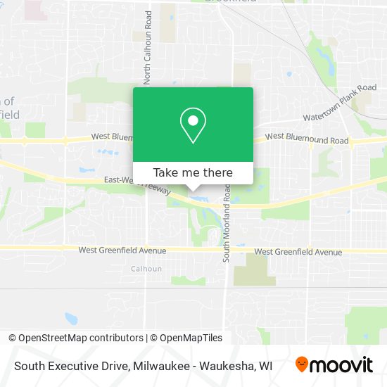 South Executive Drive map