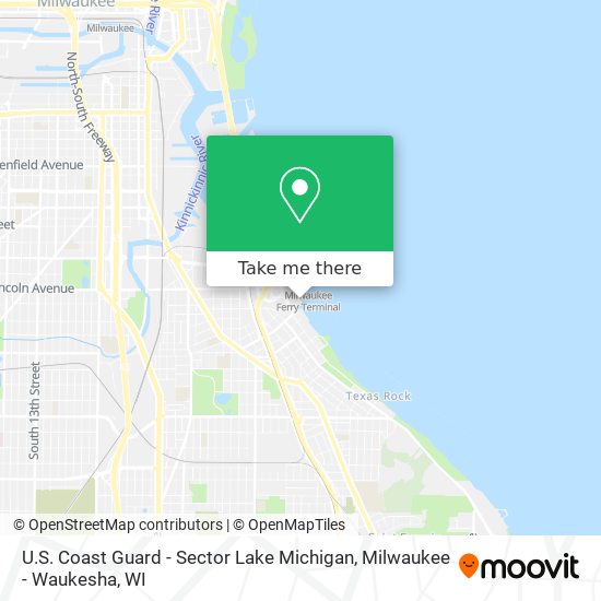 Mapa de U.S. Coast Guard - Sector Lake Michigan