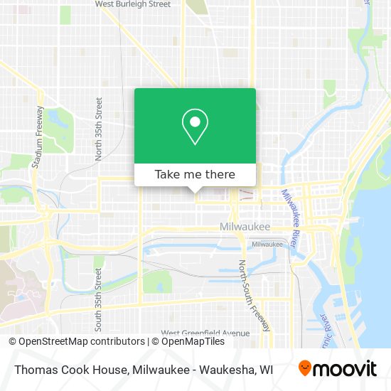 Thomas Cook House map