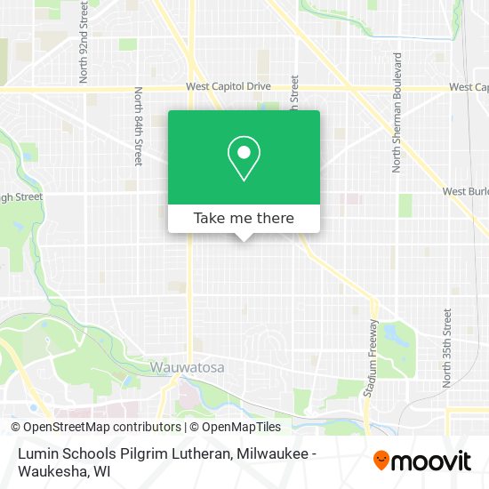 Lumin Schools Pilgrim Lutheran map