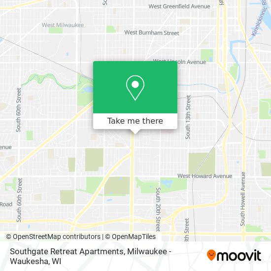 Mapa de Southgate Retreat Apartments