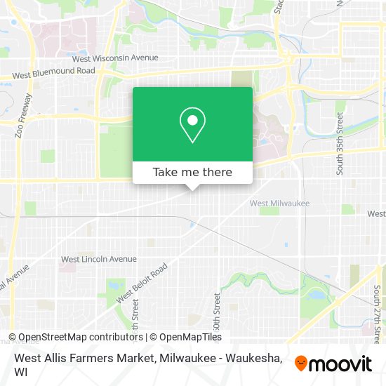West Allis Farmers Market map