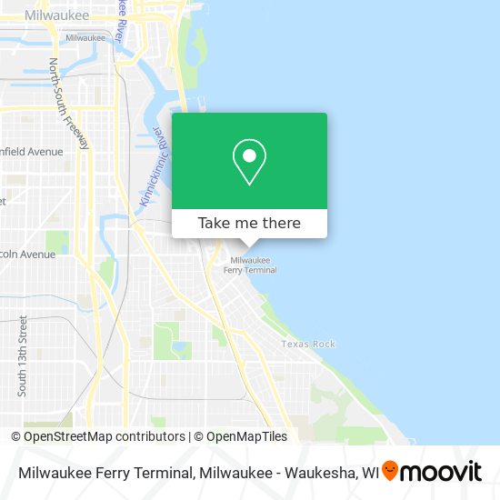 Milwaukee Ferry Terminal map