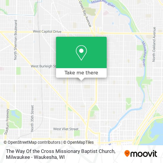 The Way Of the Cross Missionary Baptist Church map