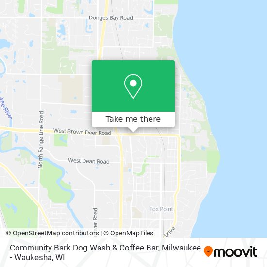 Community Bark Dog Wash & Coffee Bar map