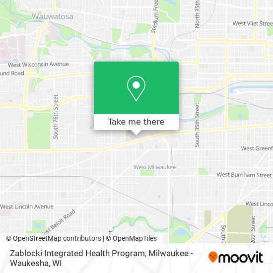 Zablocki Integrated Health Program map