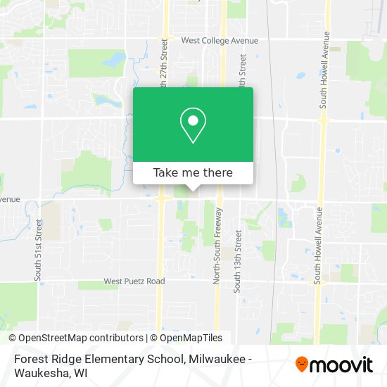 Mapa de Forest Ridge Elementary School