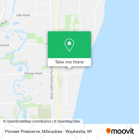 Pioneer Preeserve map