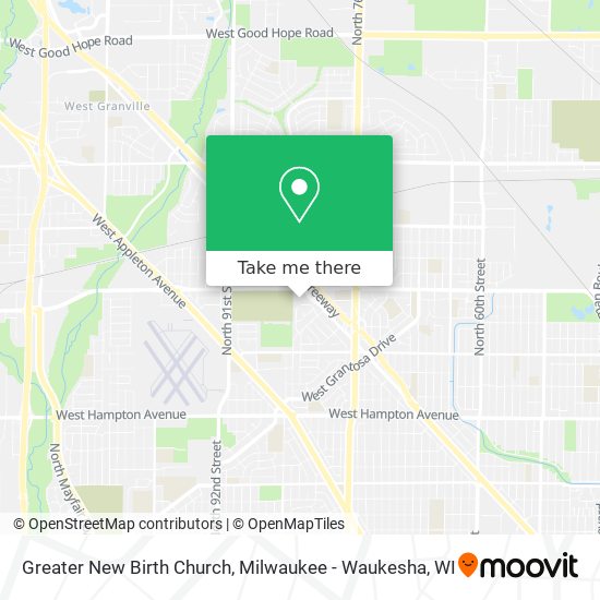 Greater New Birth Church map
