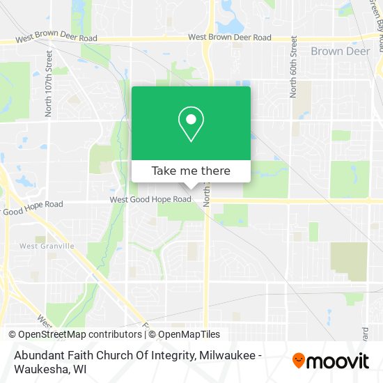 Abundant Faith Church Of Integrity map