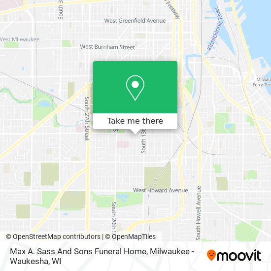 Max A. Sass And Sons Funeral Home map