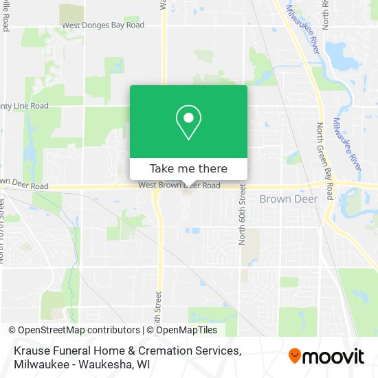 Mapa de Krause Funeral Home & Cremation Services