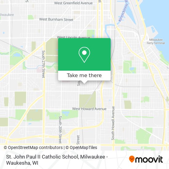 St. John Paul II Catholic School map