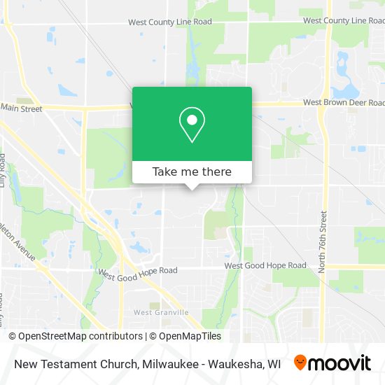 Mapa de New Testament Church
