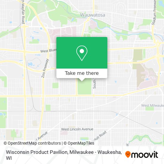 Wisconsin Product Pavilion map