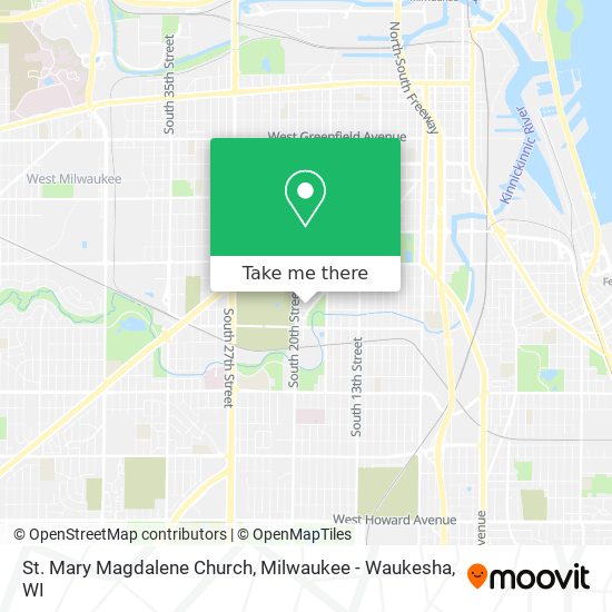 St. Mary Magdalene Church map