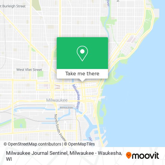 Milwaukee Journal Sentinel map