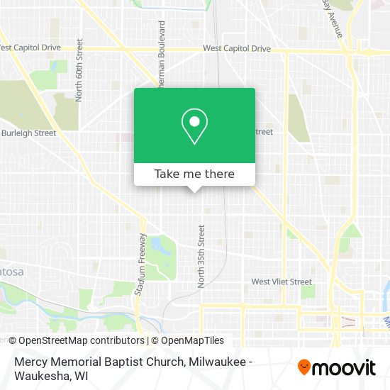 Mercy Memorial Baptist Church map