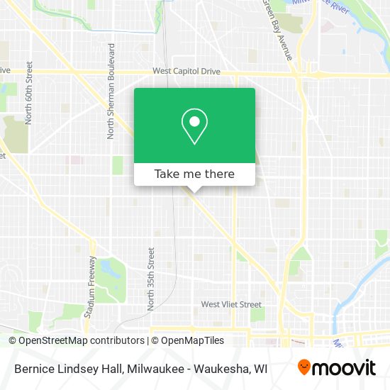 Bernice Lindsey Hall map