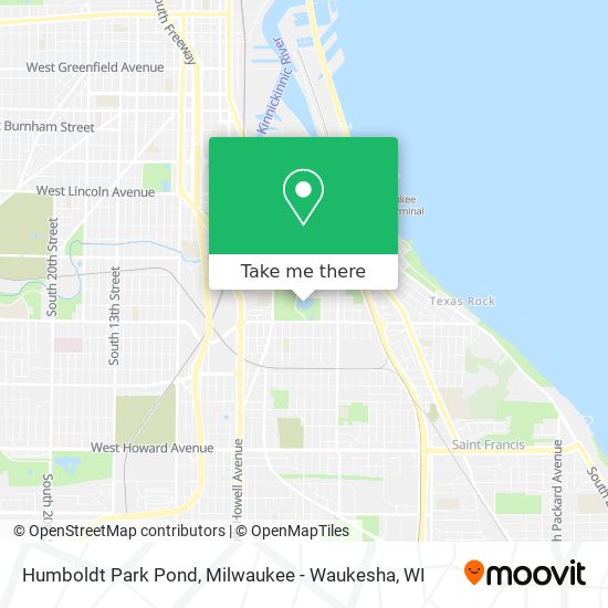 Mapa de Humboldt Park Pond