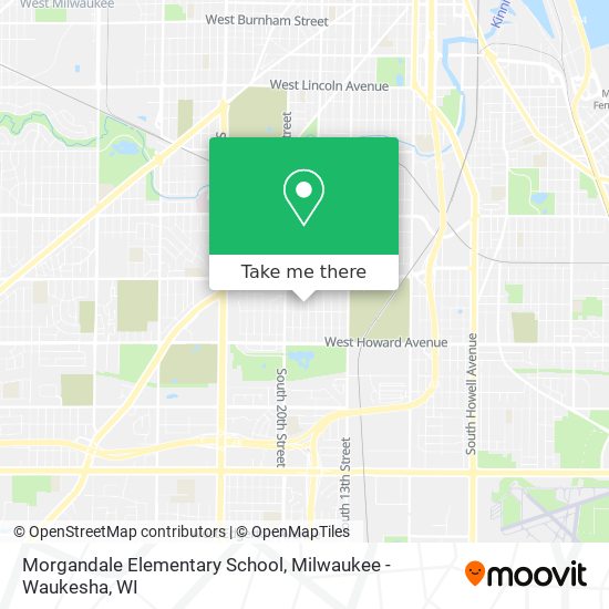 Morgandale Elementary School map