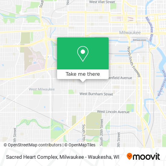 Mapa de Sacred Heart Complex