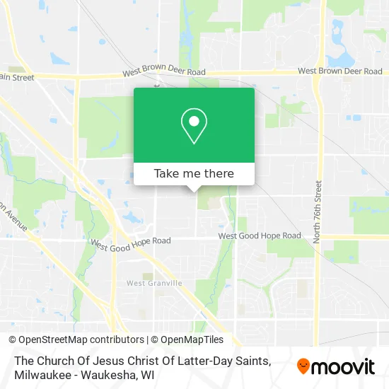 The Church Of Jesus Christ Of Latter-Day Saints map