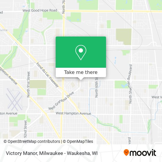 Victory Manor map
