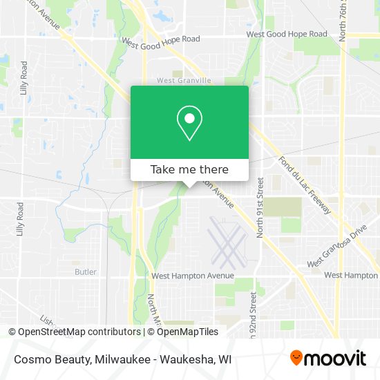 Cosmo Beauty map