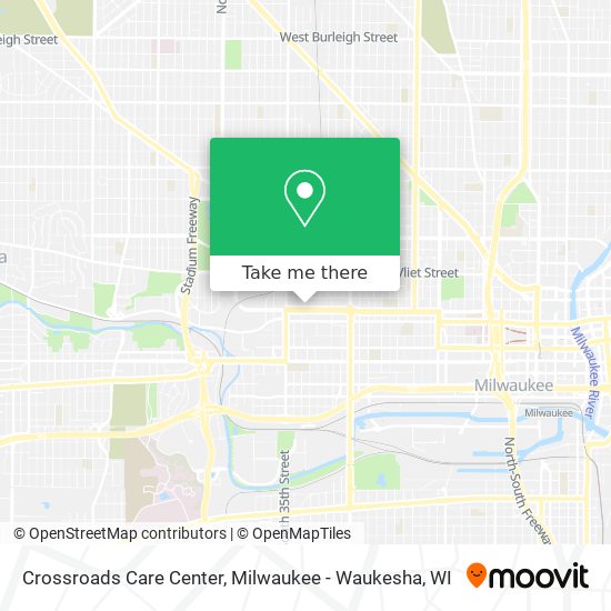 Crossroads Care Center map