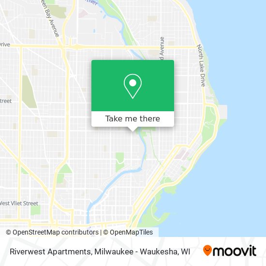 Riverwest Apartments map