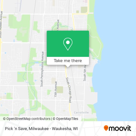 Pick 'n Save map