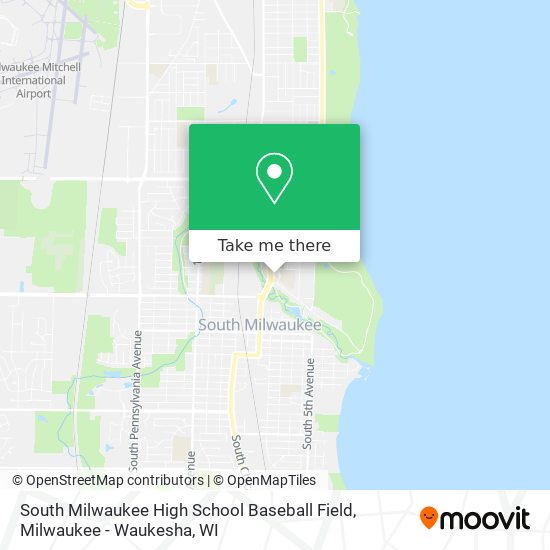 Mapa de South Milwaukee High School Baseball Field
