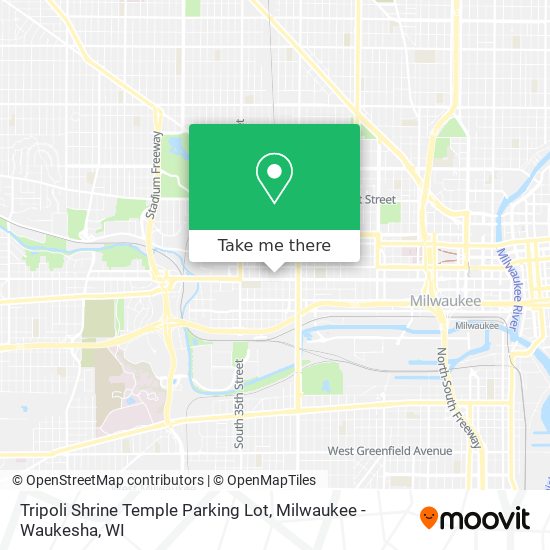 Mapa de Tripoli Shrine Temple Parking Lot