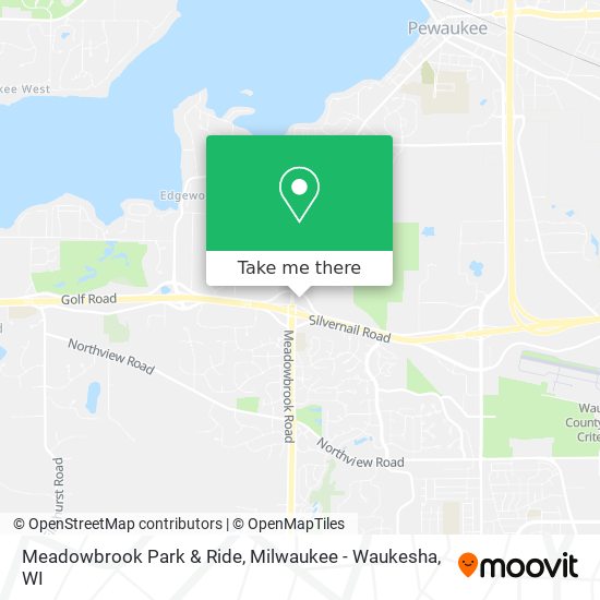 Meadowbrook Park & Ride map