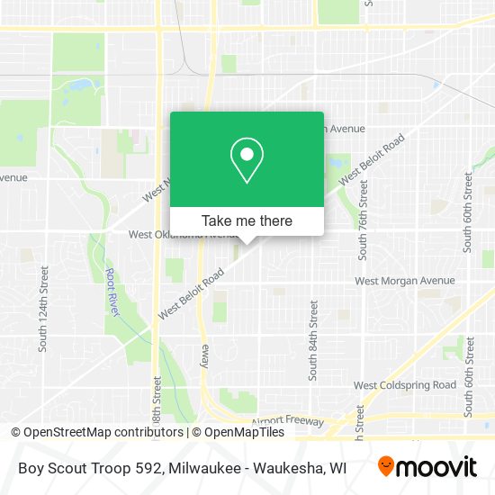 Boy Scout Troop 592 map