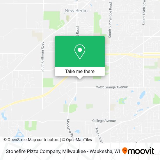 Mapa de Stonefire Pizza Company