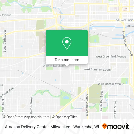 Mapa de Amazon Delivery Center