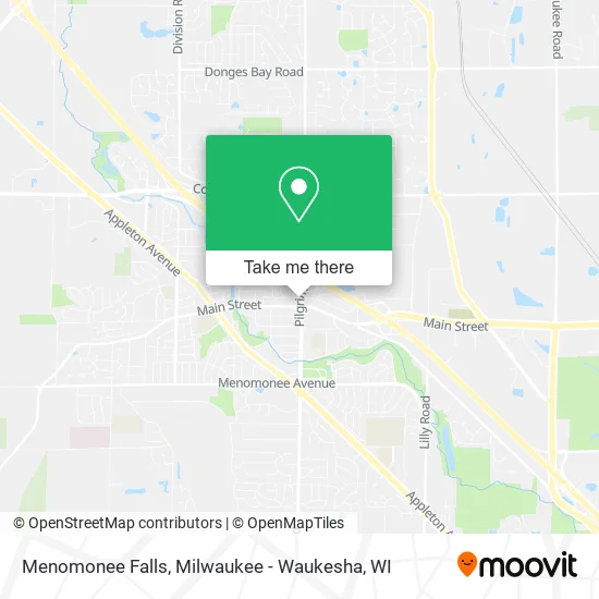 Menomonee Falls map