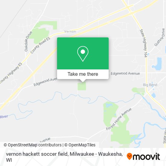 Mapa de vernon hackett soccer field