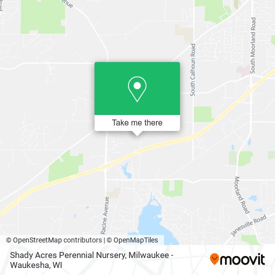 Mapa de Shady Acres Perennial Nursery