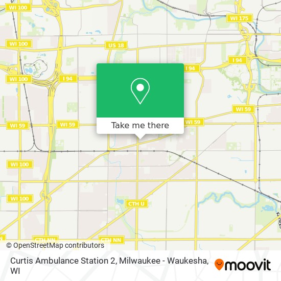 Curtis Ambulance Station 2 map