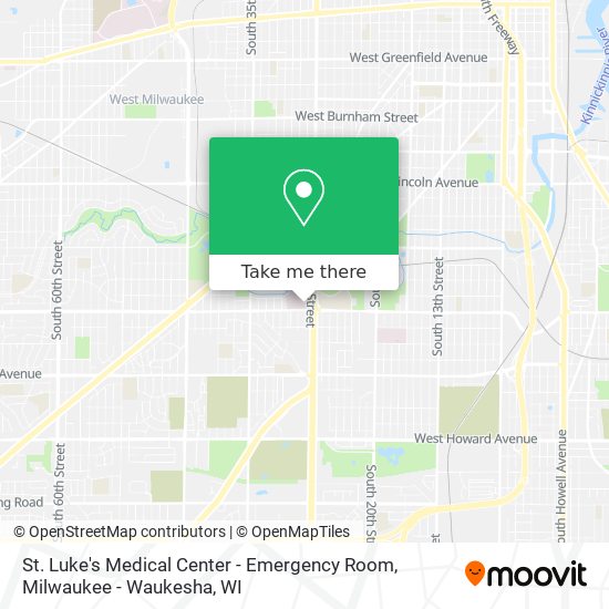 Mapa de St. Luke's Medical Center - Emergency Room
