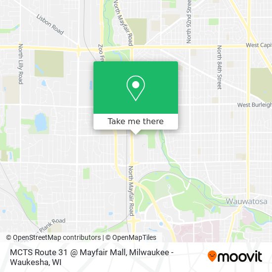 Mapa de MCTS Route 31 @ Mayfair Mall