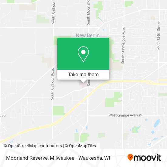 Moorland Reserve map