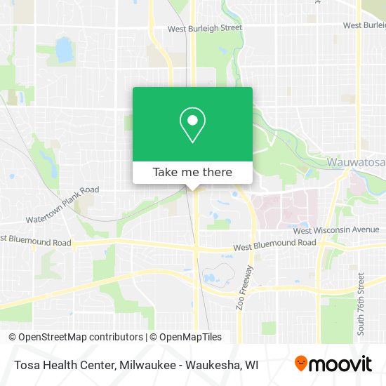Mapa de Tosa Health Center