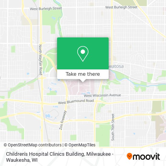 Children's Hospital Clinics Building map